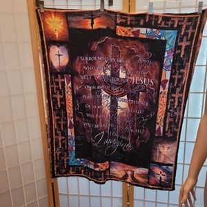 Religious blanket 30 x35